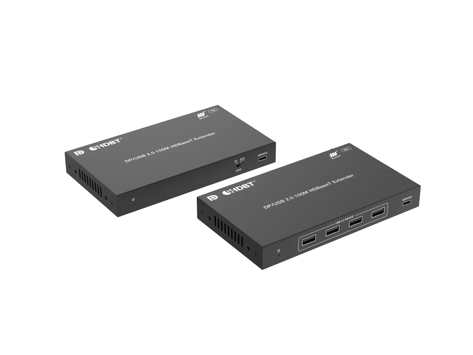4K60 DP+USB2.0 HDBaseT 延长器（100m）